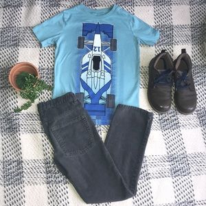 Sz. 8. Skinny fit Gray Old Navy corduroy pants